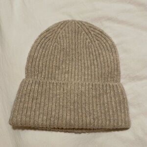 Mango Wool Blend Knit Beanie Hat